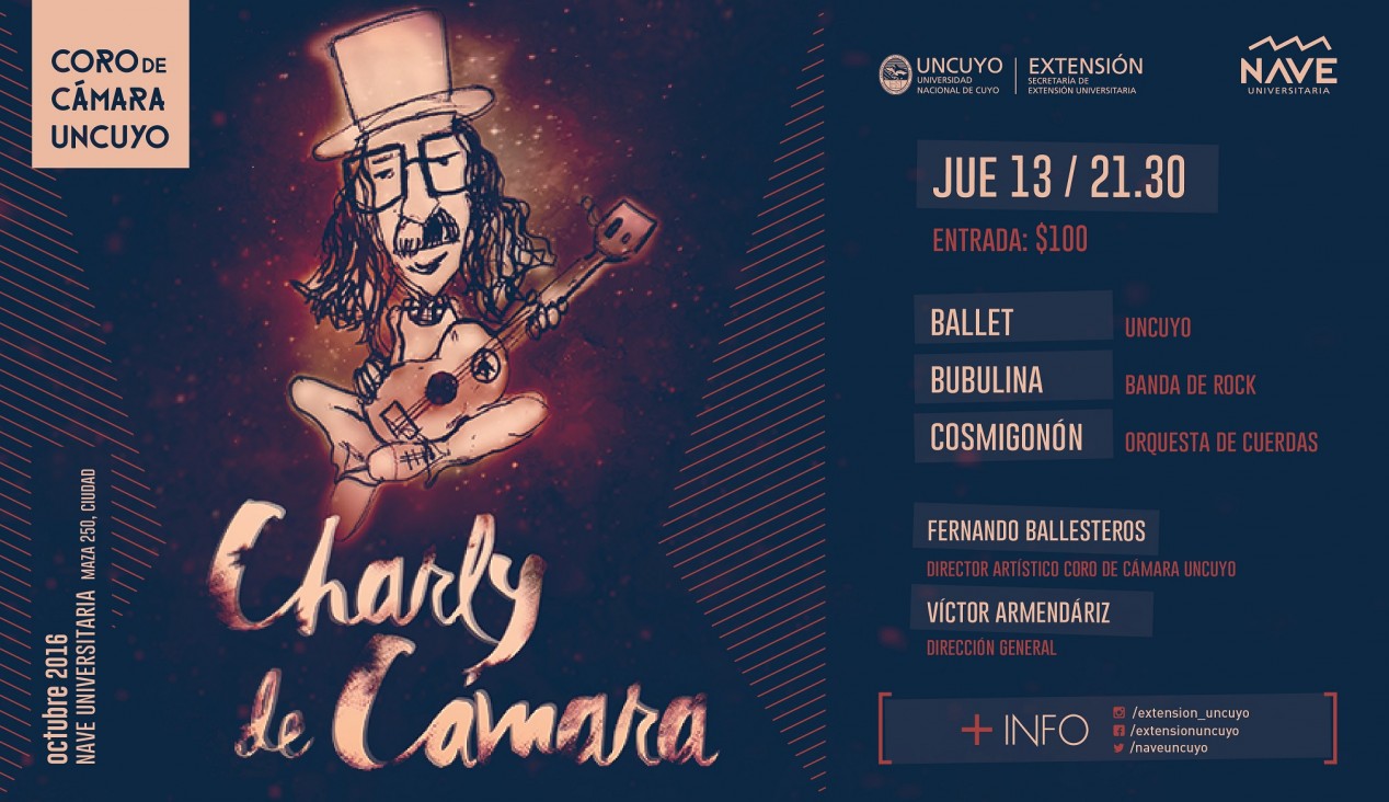 imagen El Coro de Cámara en un concierto homenaje a Charly García