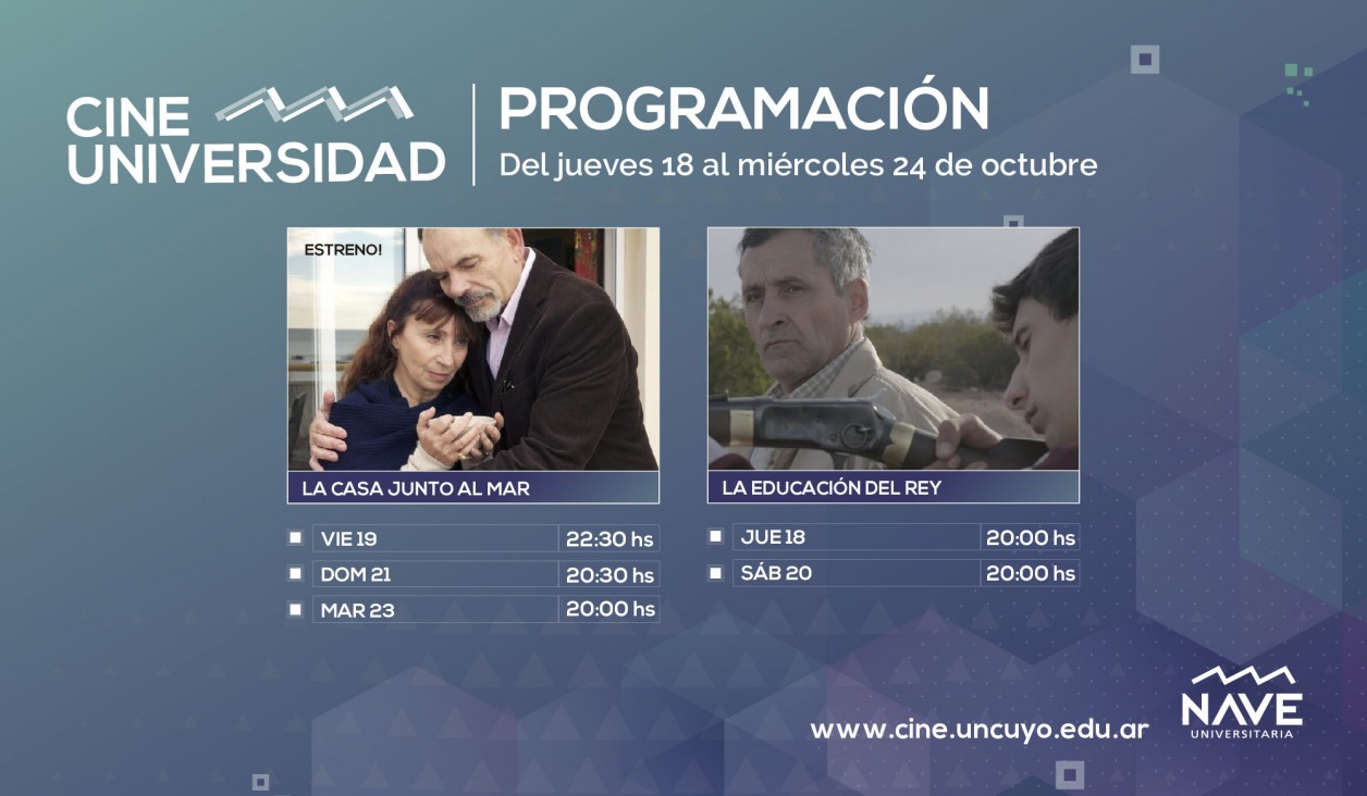 imagen Programación del Cine Universidad - jueves 18 al miércoles 24 de octubre