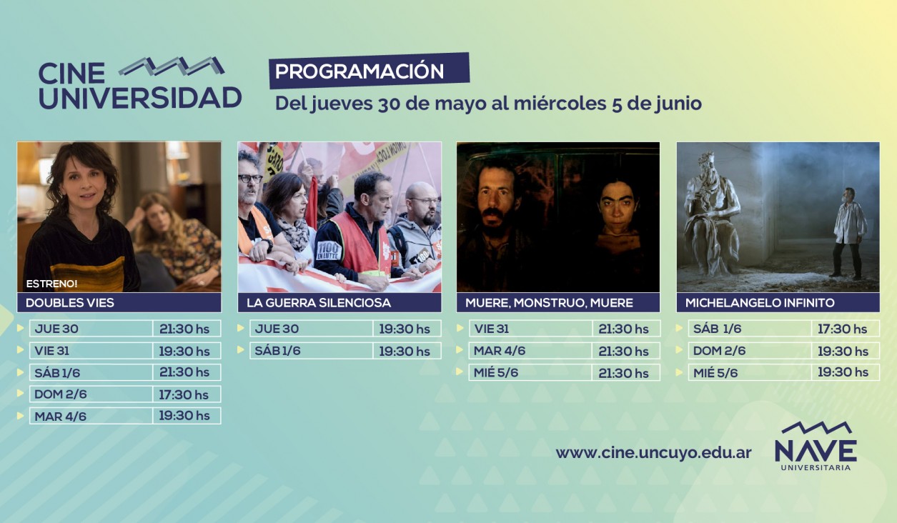 imagen Programación Cine Universidad del 30 de mayo al 5 de junio