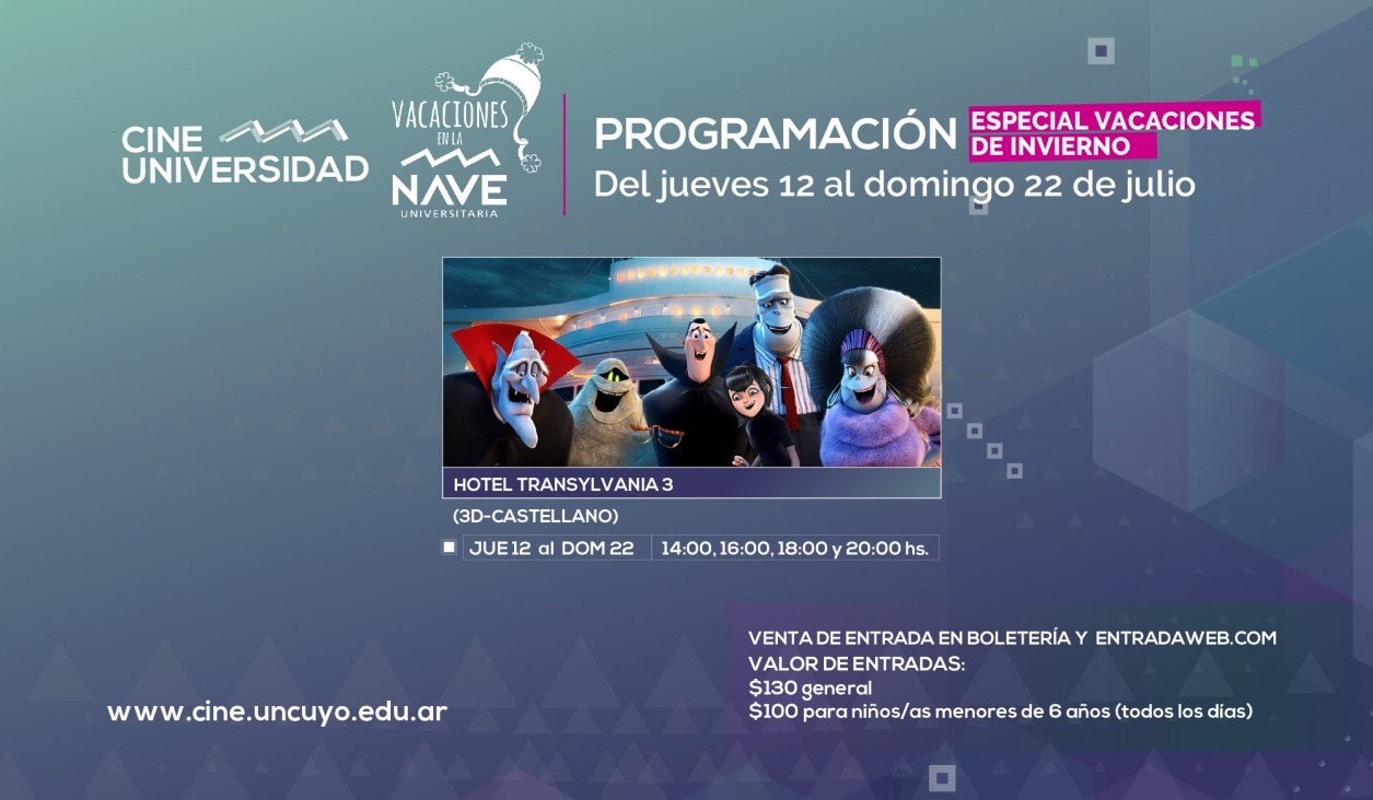 imagen Programación del cine jueves 12 al miércoles 18 de julio ¡Especial vacaciones de invierno!