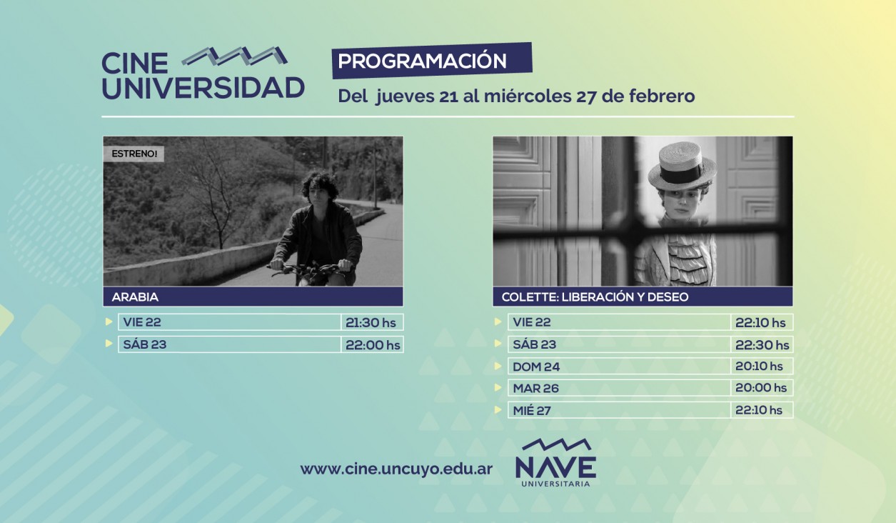 imagen Programación Cine Universidad del 21 al 27 de febrero