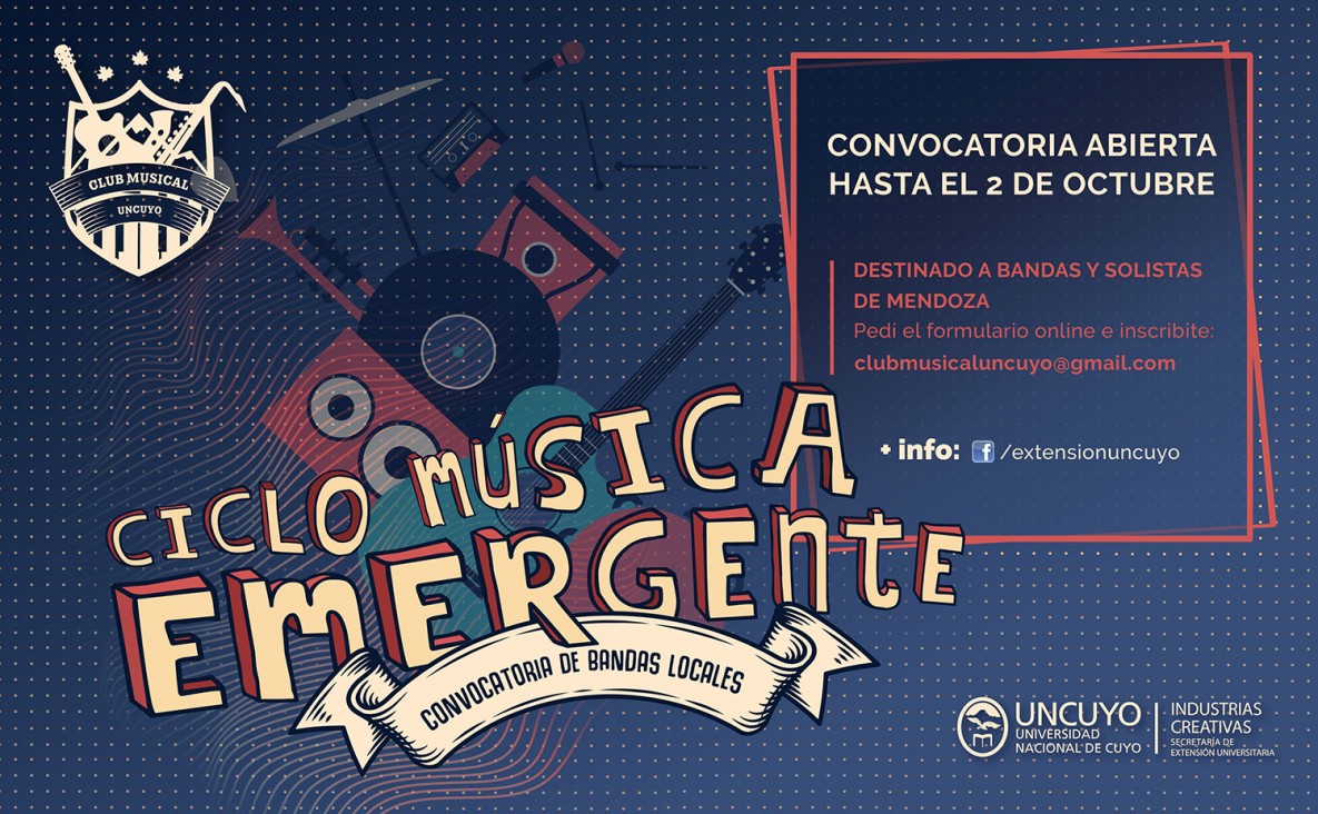 imagen El Club Musical UNCuyo da inicio al  Ciclo Música Emergente