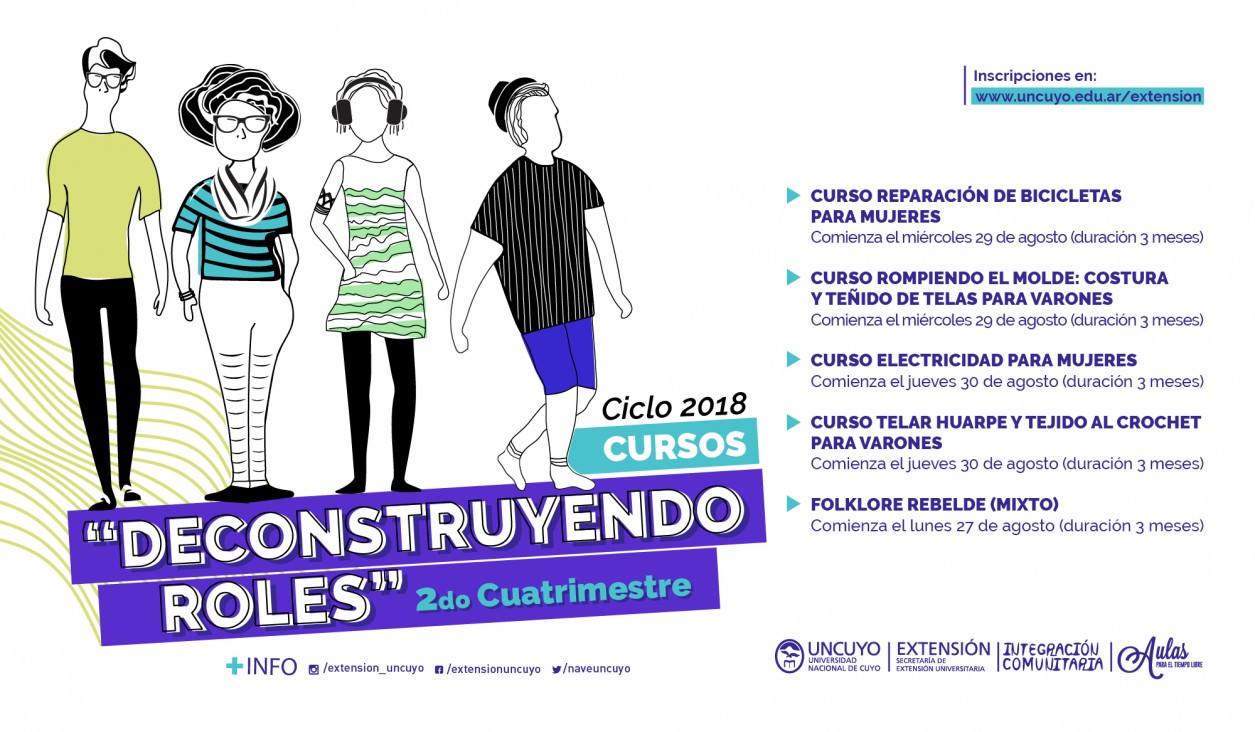 imagen El Programa Deconstruyendo Roles lanza sus cursos para el 2° cuatrimestre