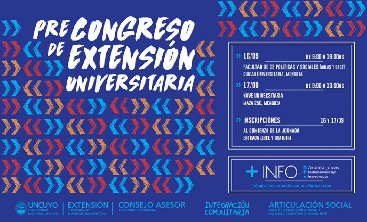 imagen Se realizará el Pre-Congreso de Extensión Universitaria