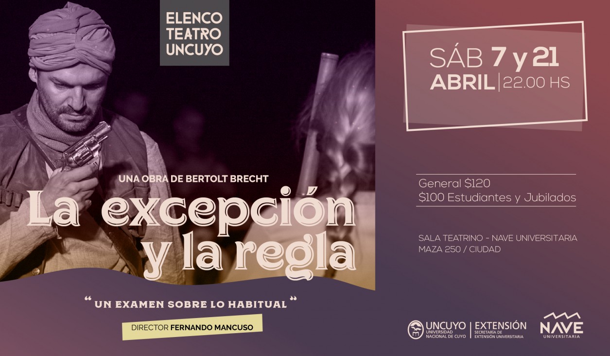 imagen El elenco de teatro presenta la obra de Bertolt Brecht «La excepción y la regla»