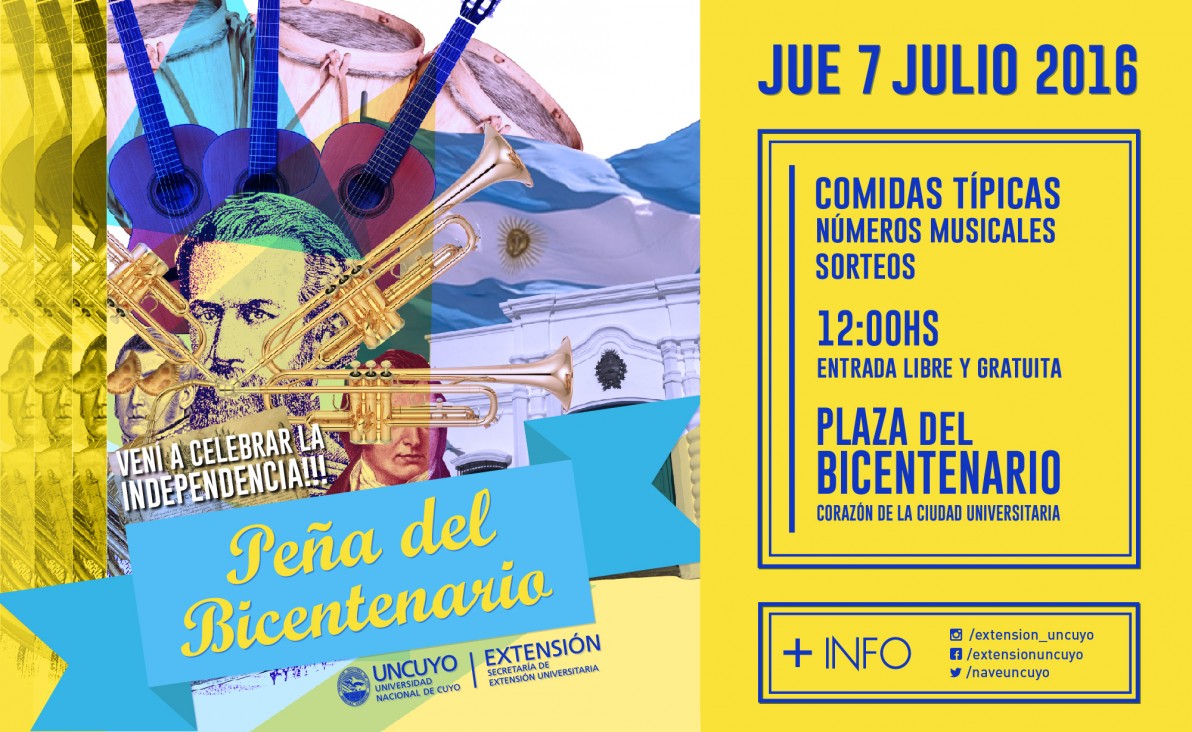 imagen La Secretaría de Extensión participará en los festejos del Bicentenario con una peña