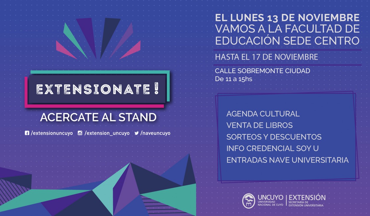 imagen El Stand «Extensionate!» concluye sus actividades en la Facultad de Educación