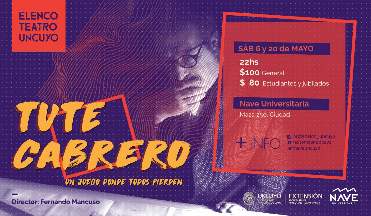 imagen Nueva función de «Tute Cabrero» en la Nave Universitaria