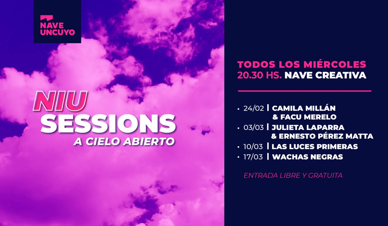 imagen Vuelven las NiU Sessions con un ciclo a cielo abierto