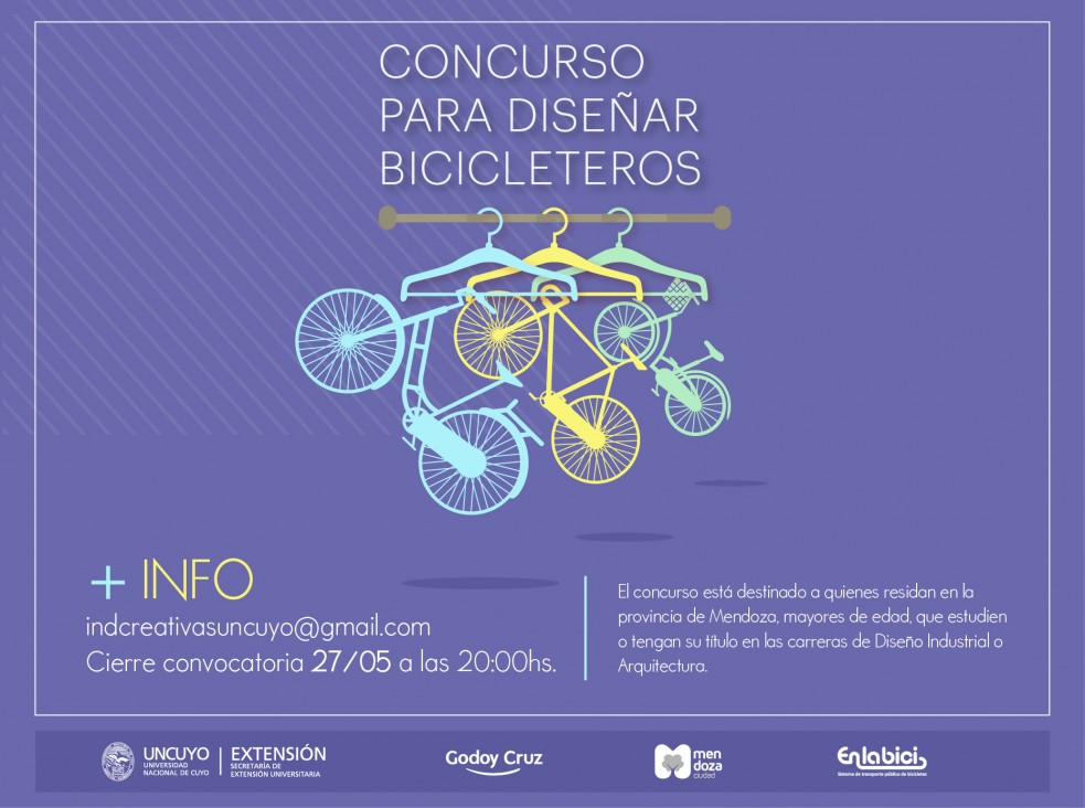 imagen La Secretaría de Extensión lanza una convocatoria para diseñar bicicleteros