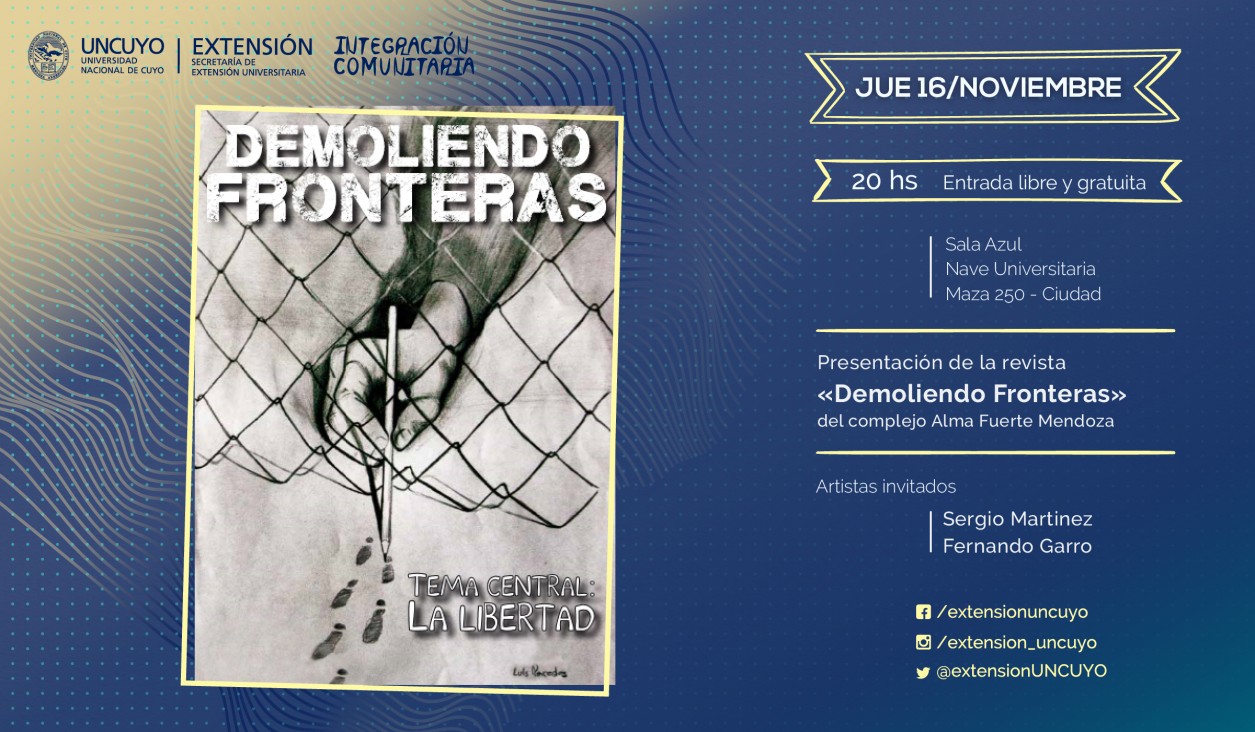 imagen Presentación de la revista «Demoliendo Fronteras»