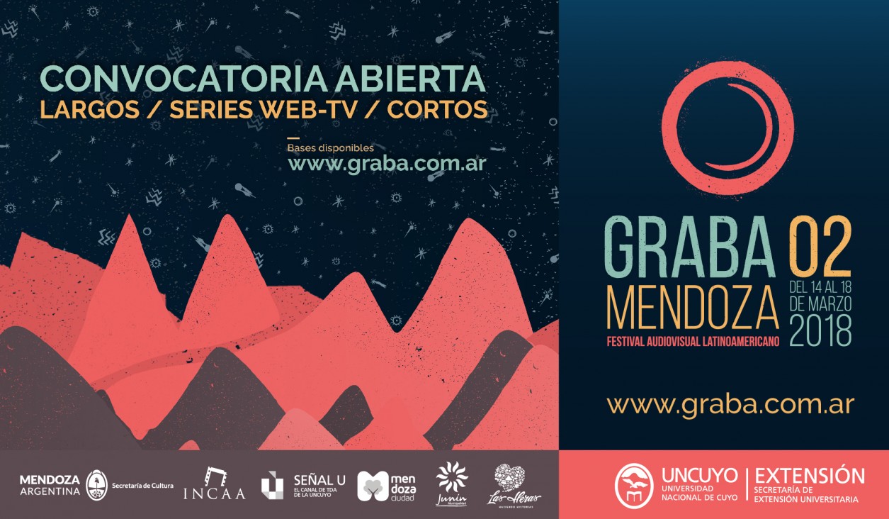 imagen Se extiende la convocatoria para el GRABA 02. Festival Audiovisual Mendoza 2018 