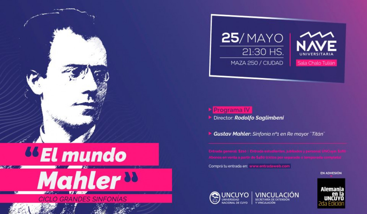 imagen Concluye el ciclo de grandes sinfonías con la obra del compositor Gustav Mahler  