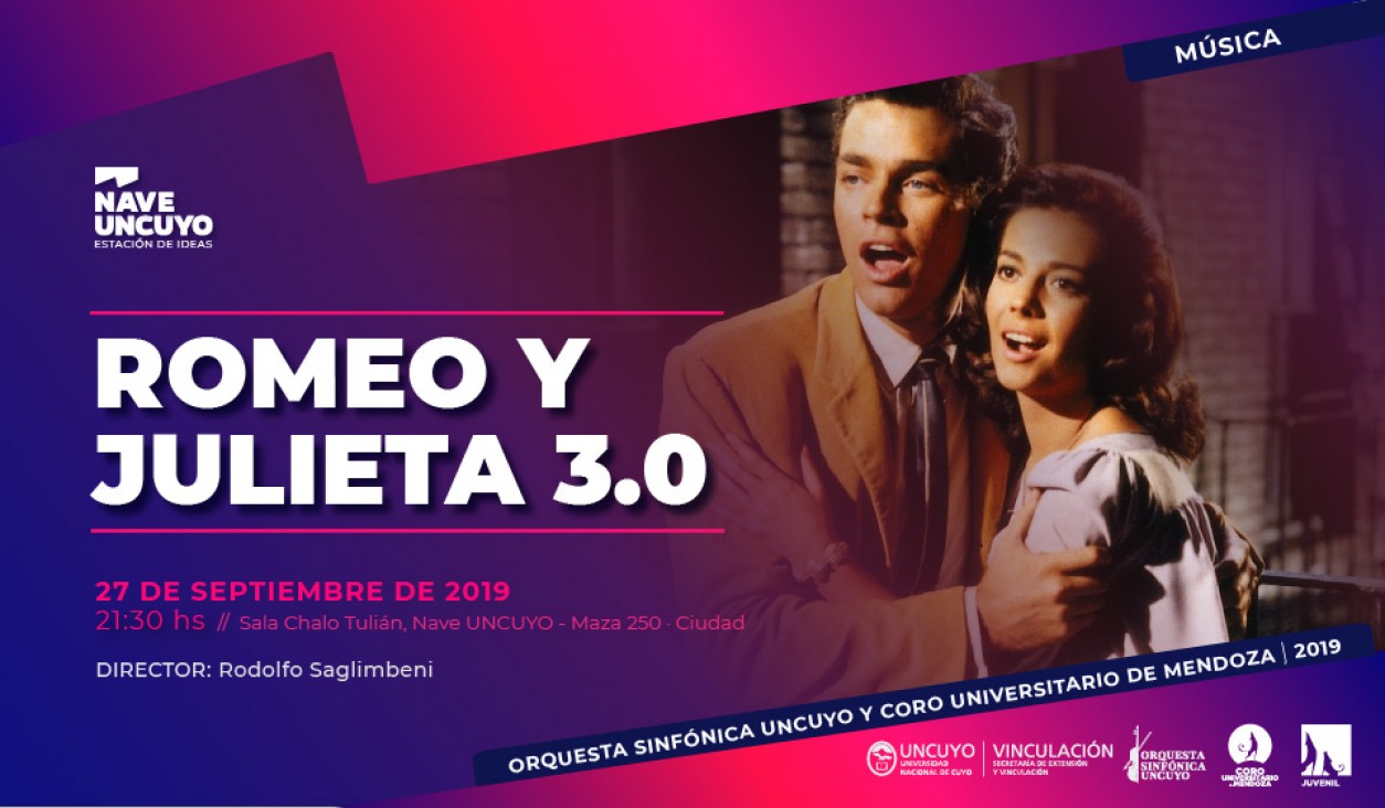 imagen La Orquesta Sinfónica y el Coro Universitario presentan el concierto "Romeo y Julieta 3.0"