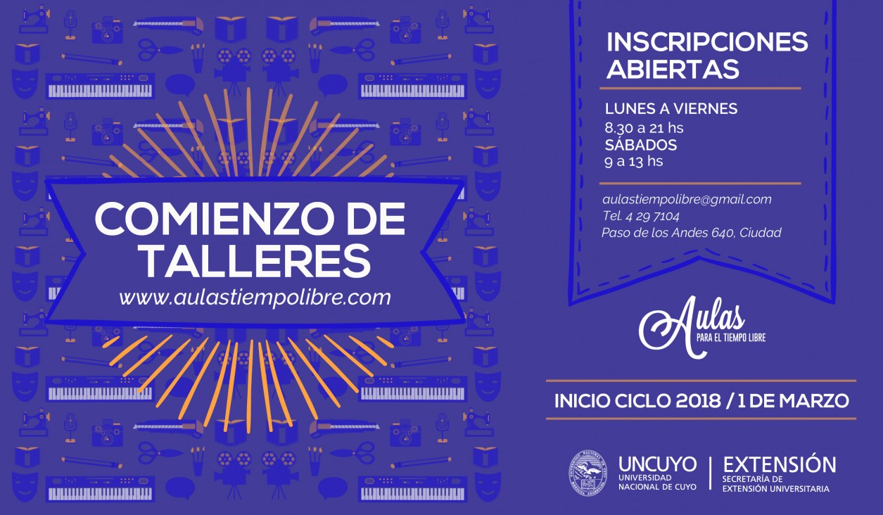 imagen Inicia el Ciclo 2018 de Talleres de Aulas para el Tiempo Libre