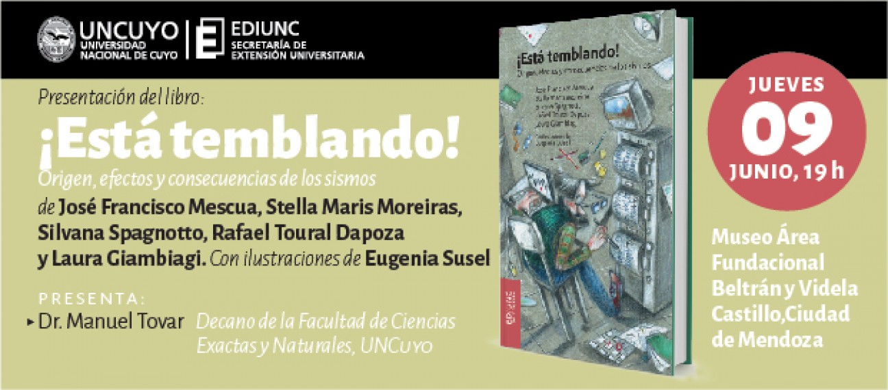 imagen La Ediunc presenta un libro que investiga los orígenes y efectos de los temblores