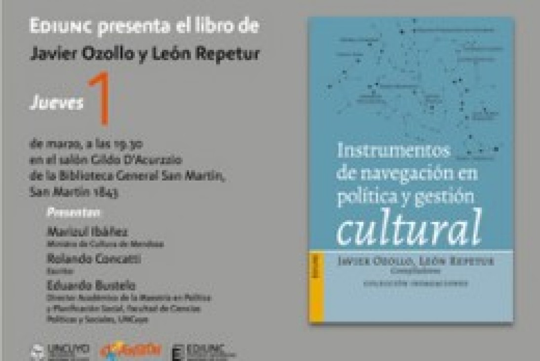 imagen EDIUNC presenta nuevo libro sobre políticas y gestión cultural