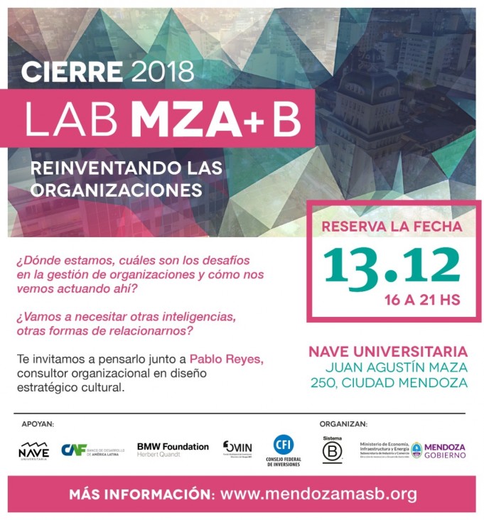 imagen Mendoza+B cierra el año en la Nave Universitaria con su último LAB: "Reinventando las Organizaciones"