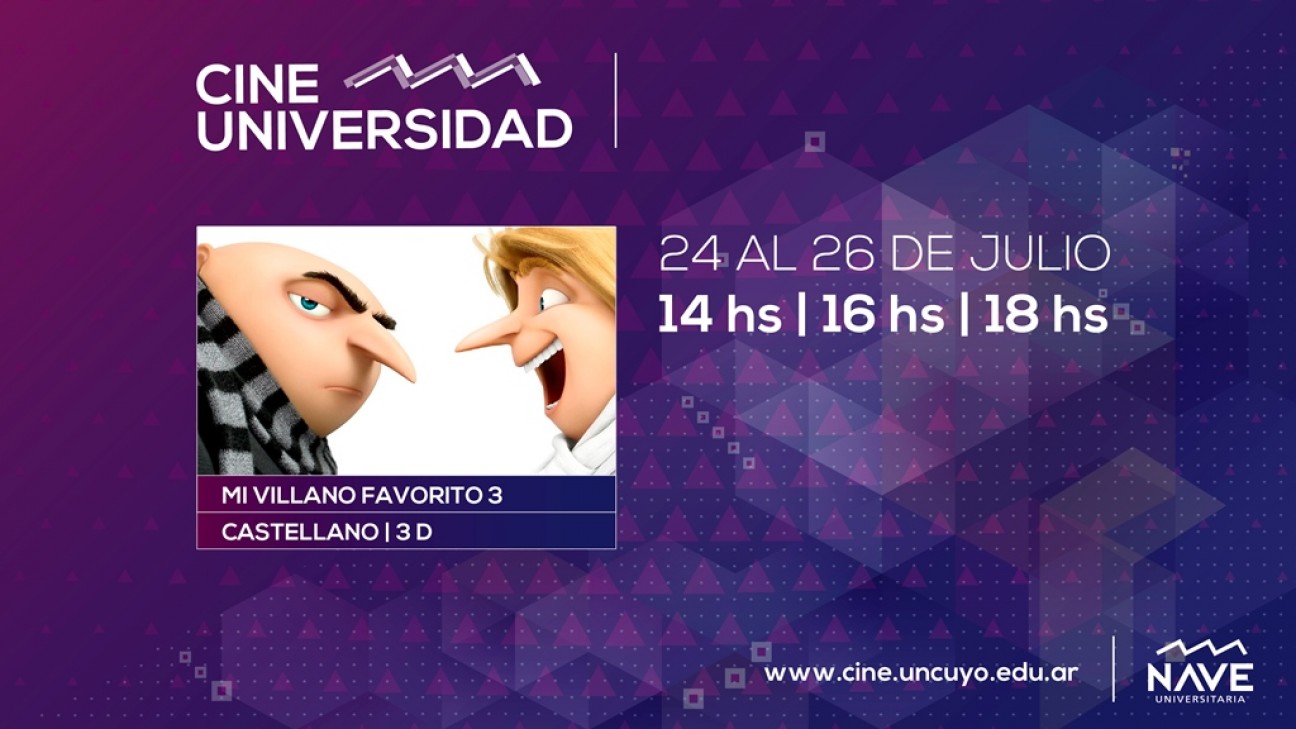 imagen Continúan las funciones de "Mi villano favorito 3" hasta el miércoles 26 de julio