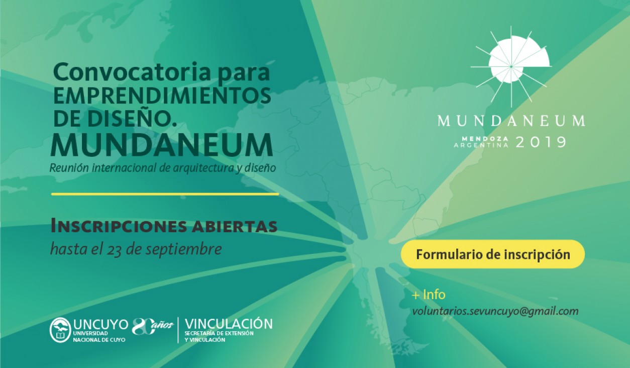 imagen Convocatoria para participar en emprendimientos de diseño en el marco de MUNDANEUM