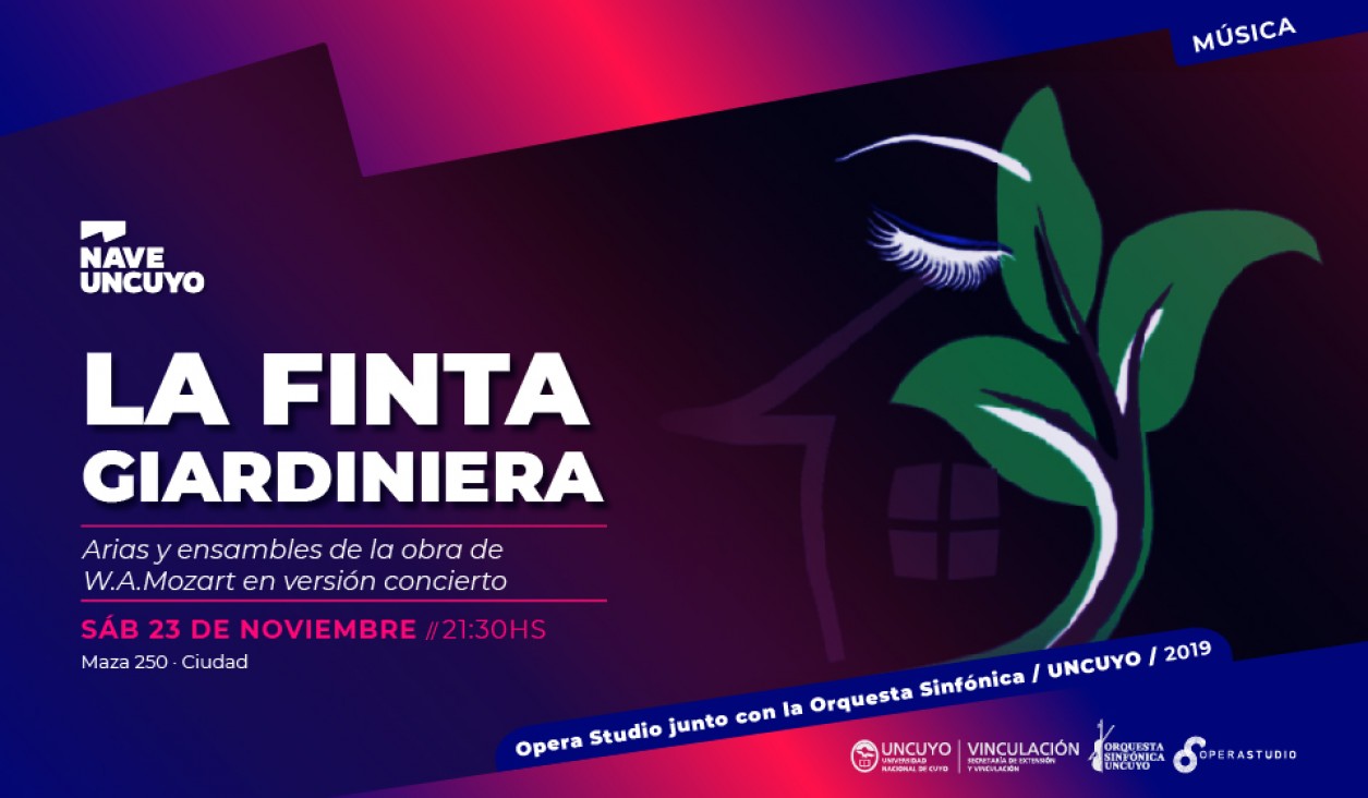 imagen Ópera Studio junto con la Orquesta Sinfónica de la UNCUYO presentan "La Finta Giardiniera"