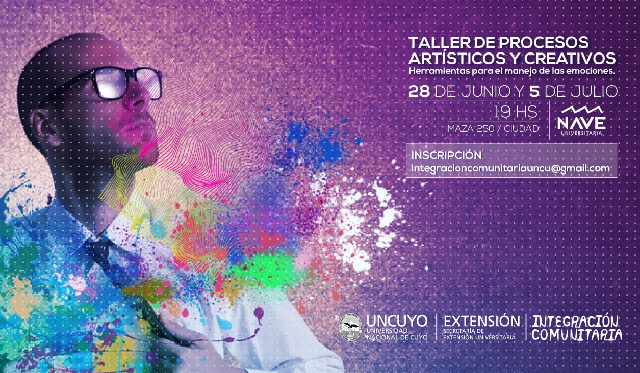 imagen Se dictará un Taller de procesos artísticos y creativos en la Nave Universitaria