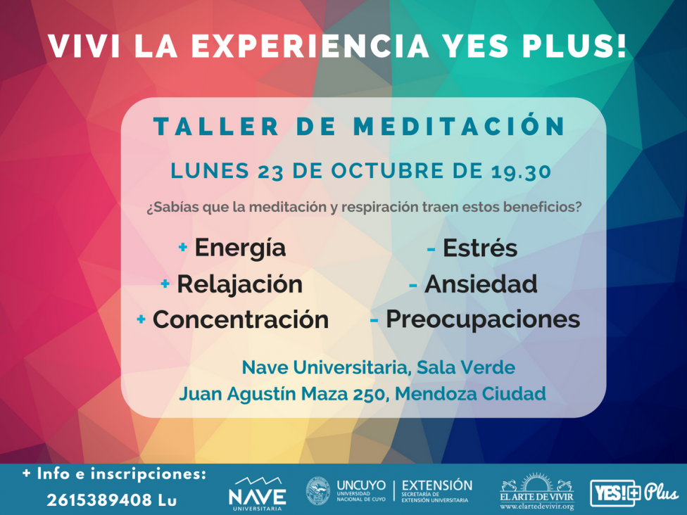 imagen Taller para aprender técnicas de meditación en la Nave Universitaria