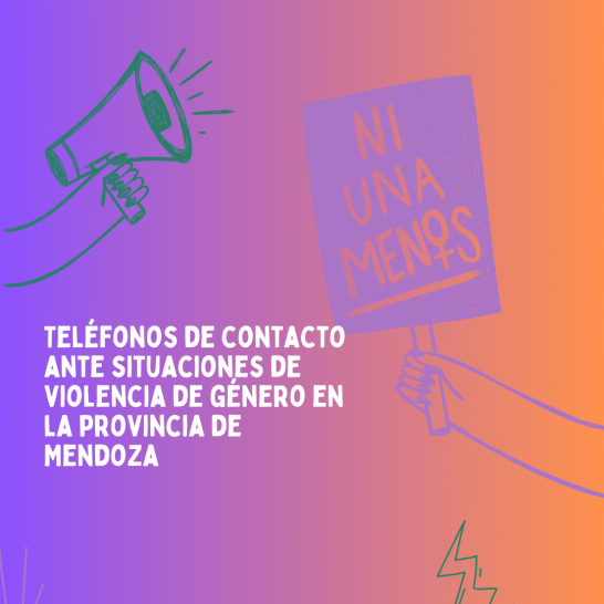 imagen Teléfonos de contacto ante situaciones de violencia de género en la provincia