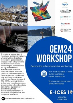 imagen Workshop GEM24-Geomatics in Environmental Monitoring