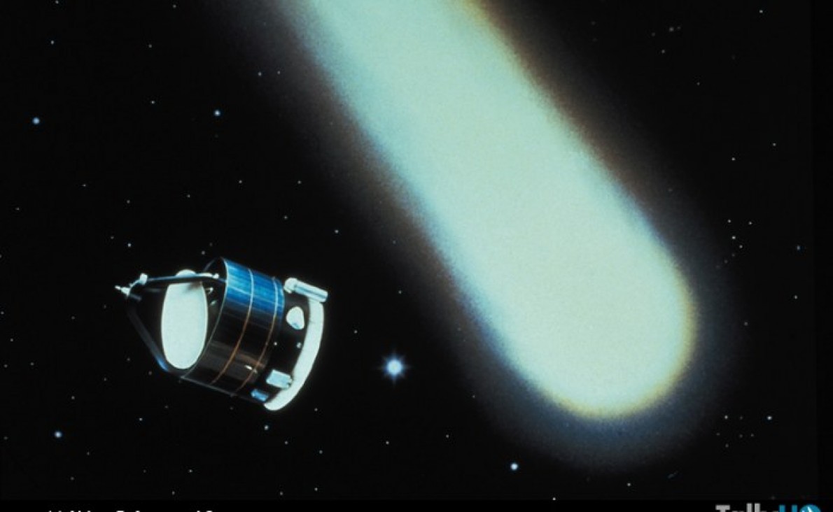 cometa halley de la tierra 1986