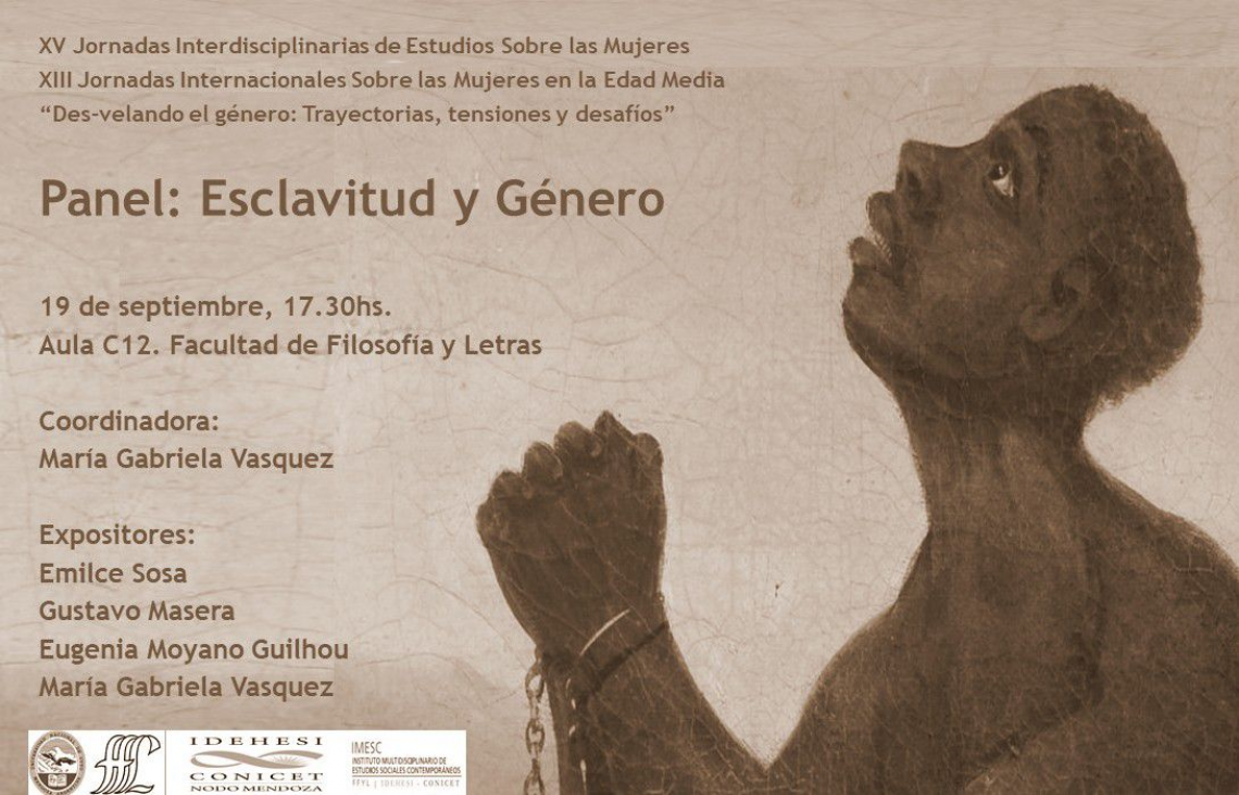 imagen Panel sobre "Esclavitud y género" en las Jornadas sobre Género y Mujeres, FFyL-UNCuyo