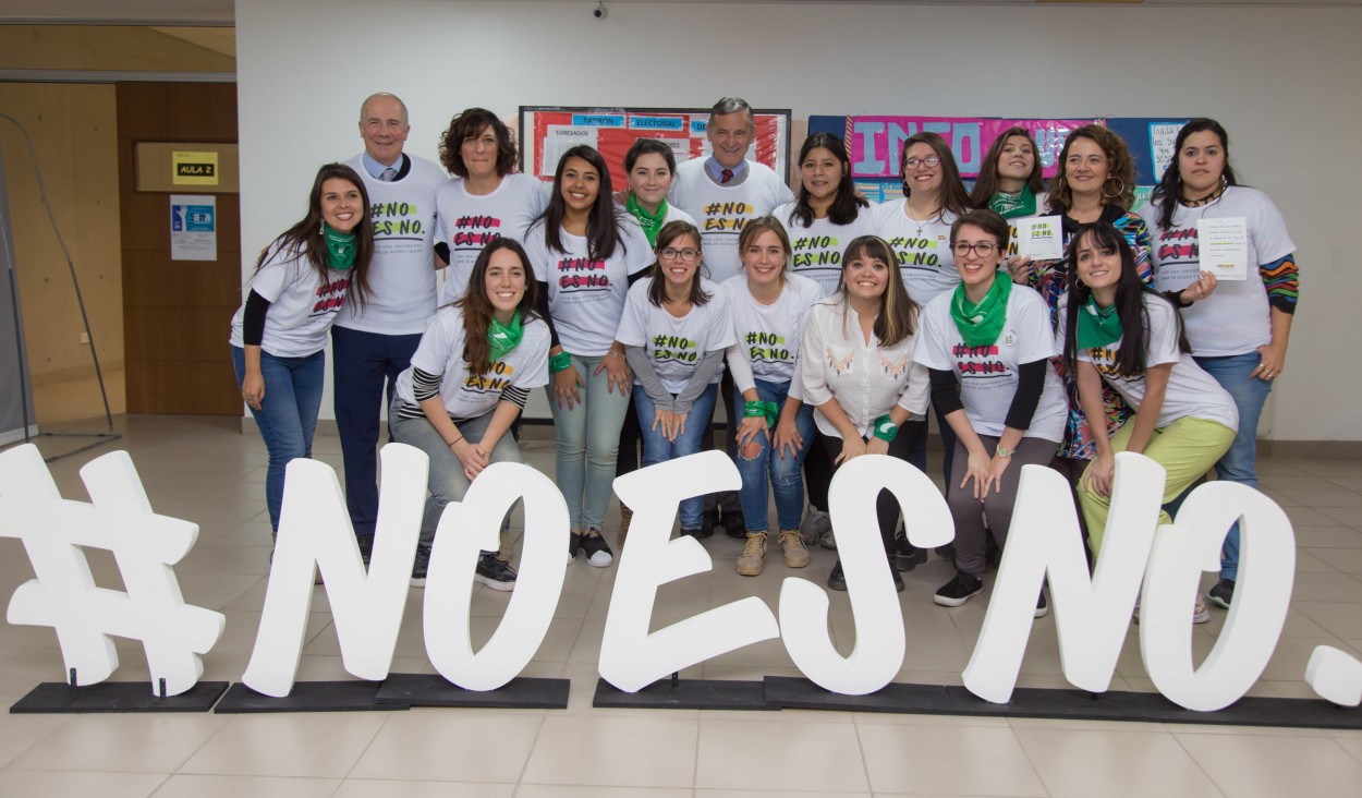 imagen "NO ES NO" es la campaña universitaria para prevenir la violencia sexista