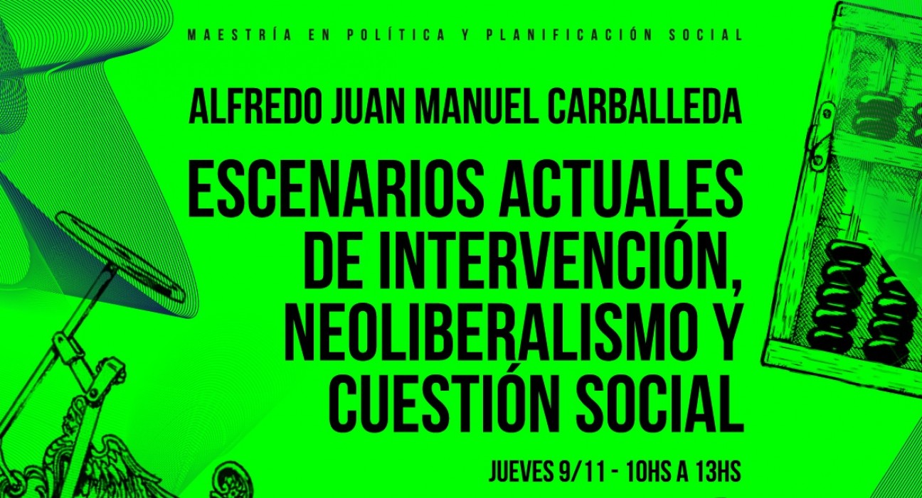 imagen Charla "Escenarios actuales de intervención, neoliberalismo y cuestión social"