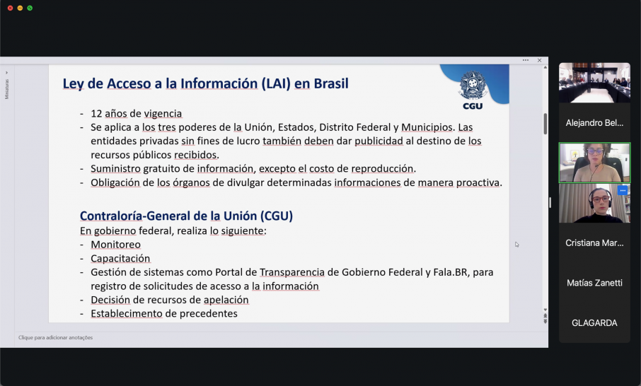 imagen El coordinador del APP participó en taller organizado por la Agencia de Acceso a la Información Pública 