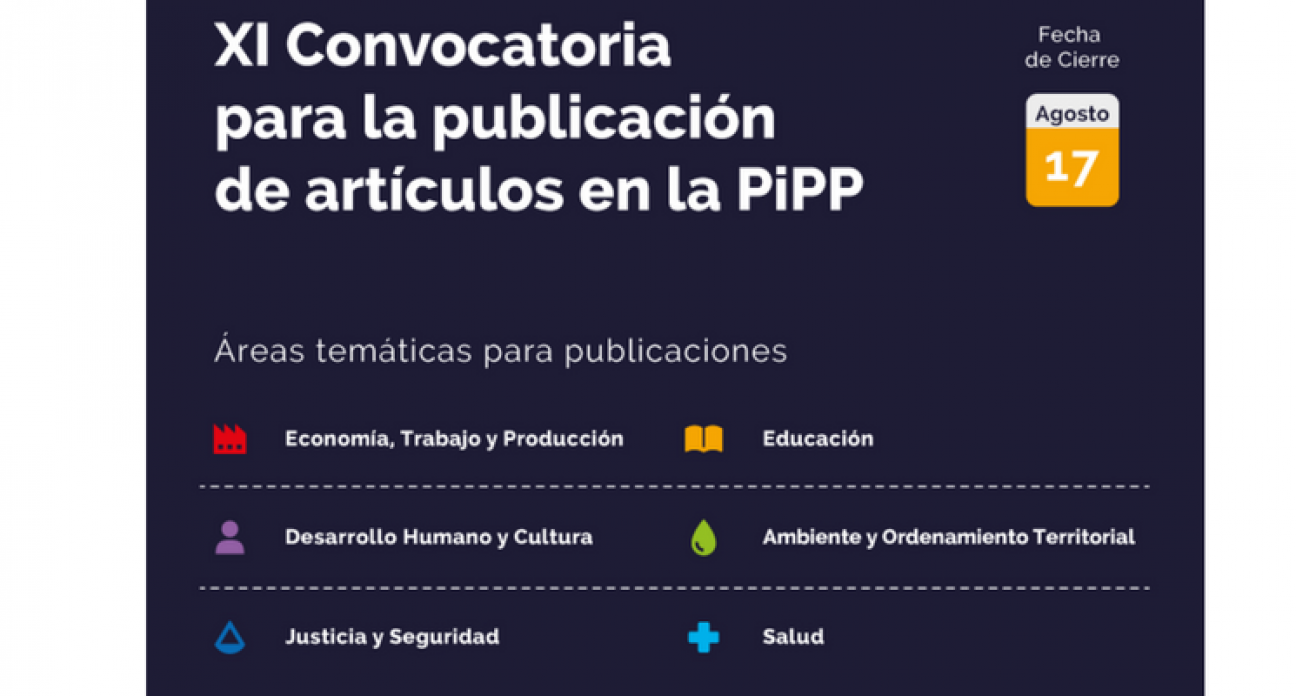 imagen XI Convocatoria para la publicación de artículos en la PiPP