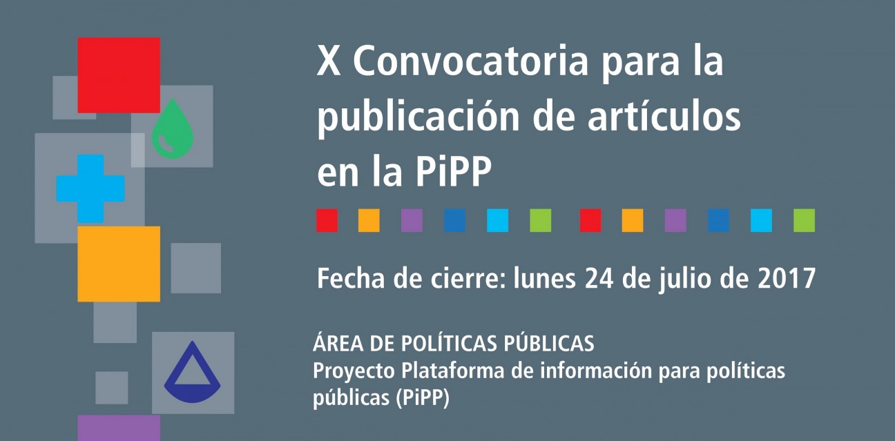 imagen X Convocatoria para la publicación de artículos en la PiPP