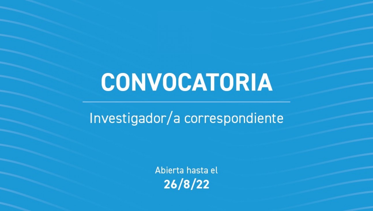 imagen Convocatoria Investigador/a Correspondiente Conicet 2022