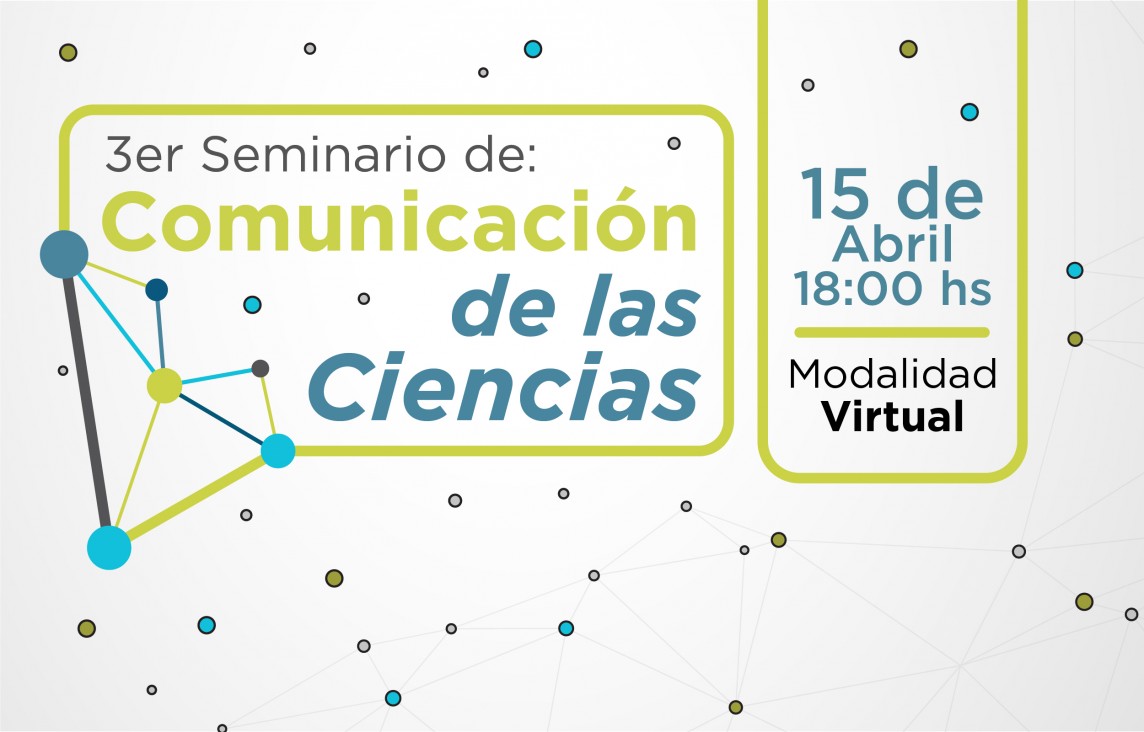 imagen Sobre derecho e internet, llega el 3° Seminario de Comunicación de las Ciencias