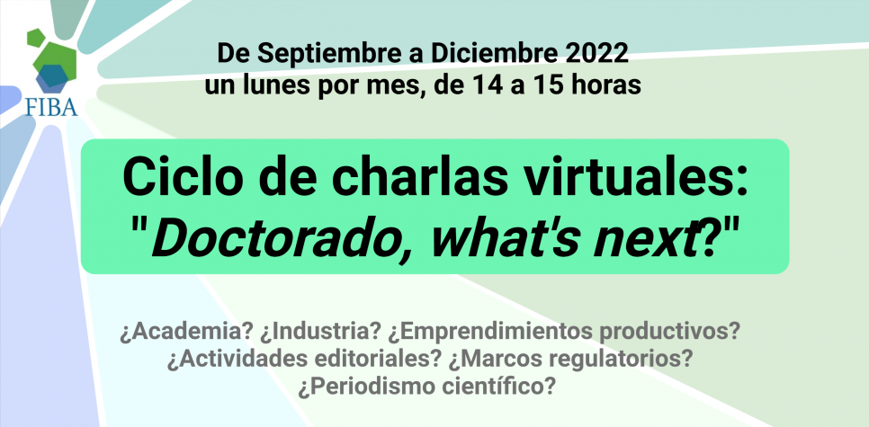 imagen Ciclo de Charlas Virtuales "Doctorado, what"s next?"