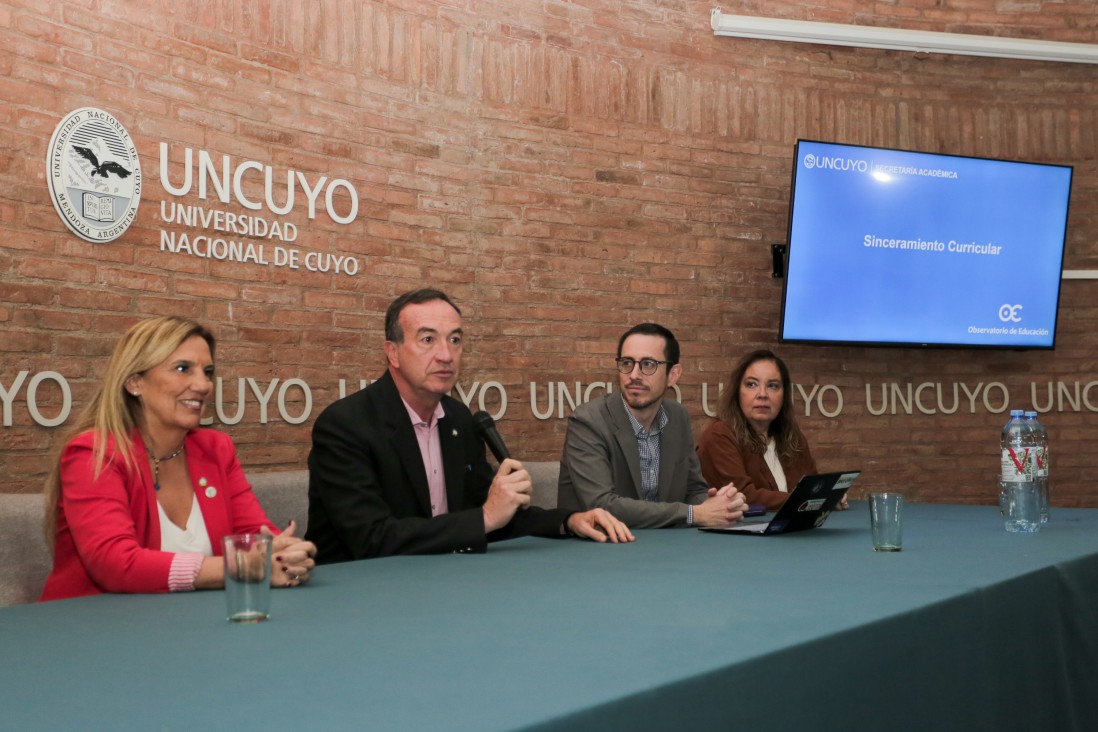 imagen Sinceramiento curricular: avanza su implementación en la UNCUYO