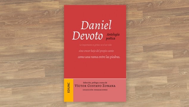 imagen La poesía de Daniel Devoto en un libro de la Ediunc