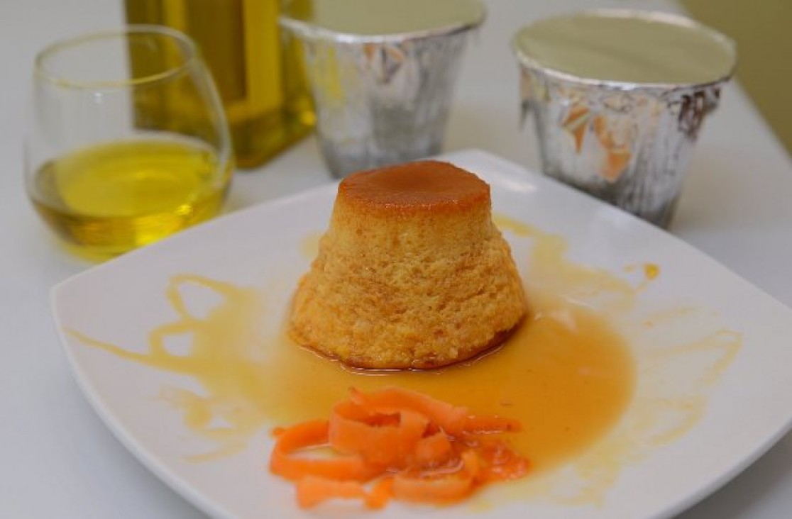 imagen Desarrollan un flan casero a base de aceite de oliva y zanahoria