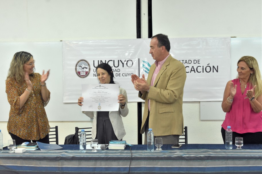 imagen Ana María Careaga, referente de DDHH, es la nueva doctora Honoris Causa de la UNCUYO