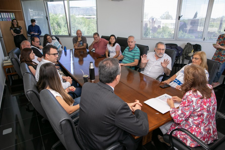 imagen La UNCUYO recibió a referentes nacionales de los sindicatos universitarios