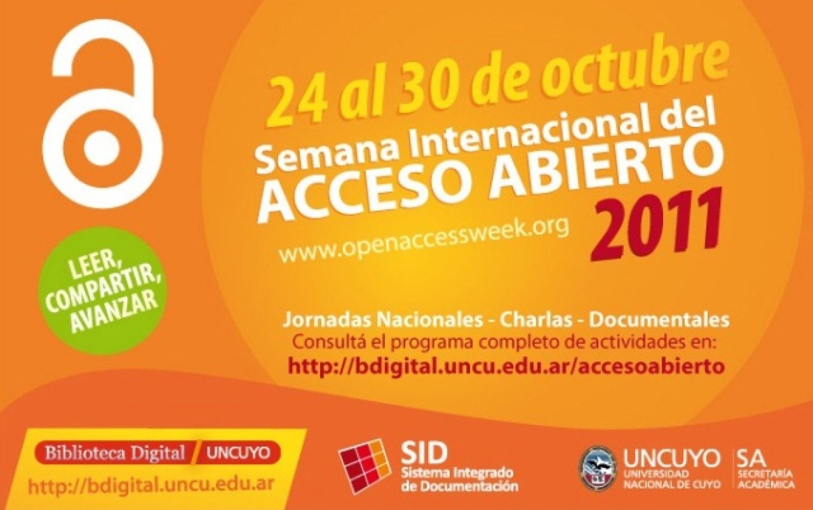 imagen Sistema Integrado de Documentación de la UNCuyo celebra la Semana de Acceso al conocimiento científico