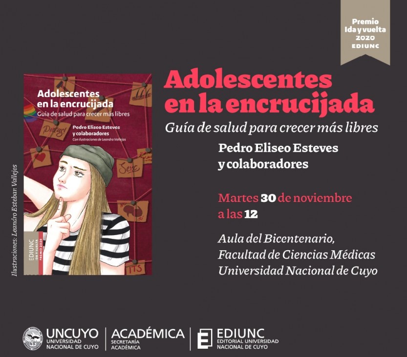 imagen EDIUNC presenta un libro sobre salud y adolescencia