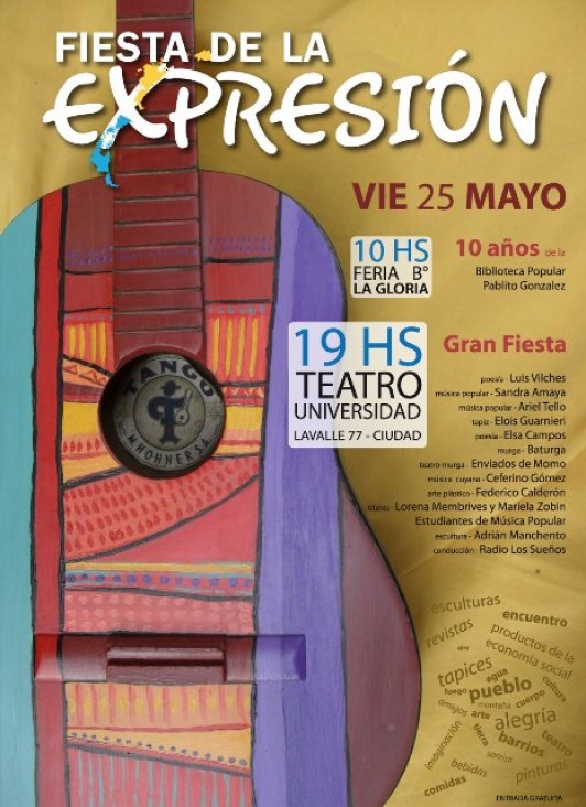 imagen Artistas muestran sus creaciones en una "fiesta" en el teatro Universidad