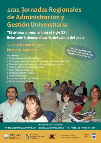 imagen Jornadas Regionales sobre "El Sistema Universitario en el Siglo XXI"