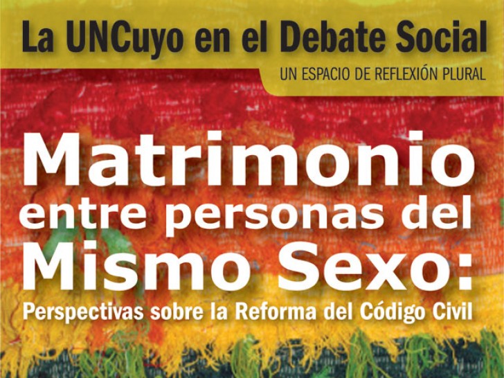 imagen Matrimonio entre personas del mismo sexo:  debate en la UNCuyo