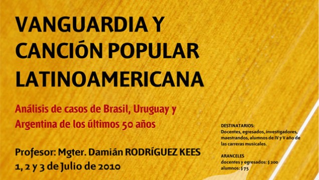 imagen Artes y Diseño ofrece un seminario sobre la Canción Popular Latinoamericana